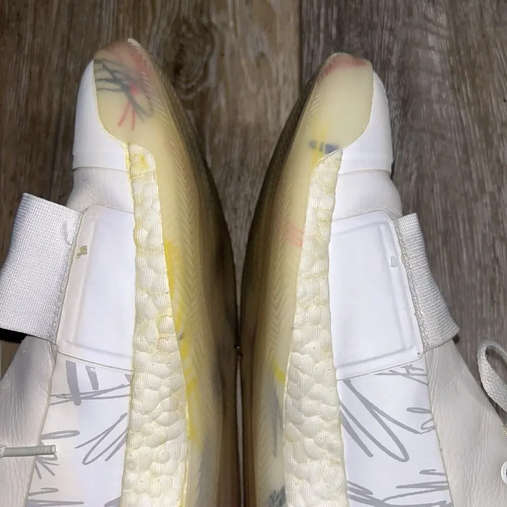 Adidas Harden Vol 3 Doodle Cloud White G54022 Boost Mens Size 8 Basketball Shoes